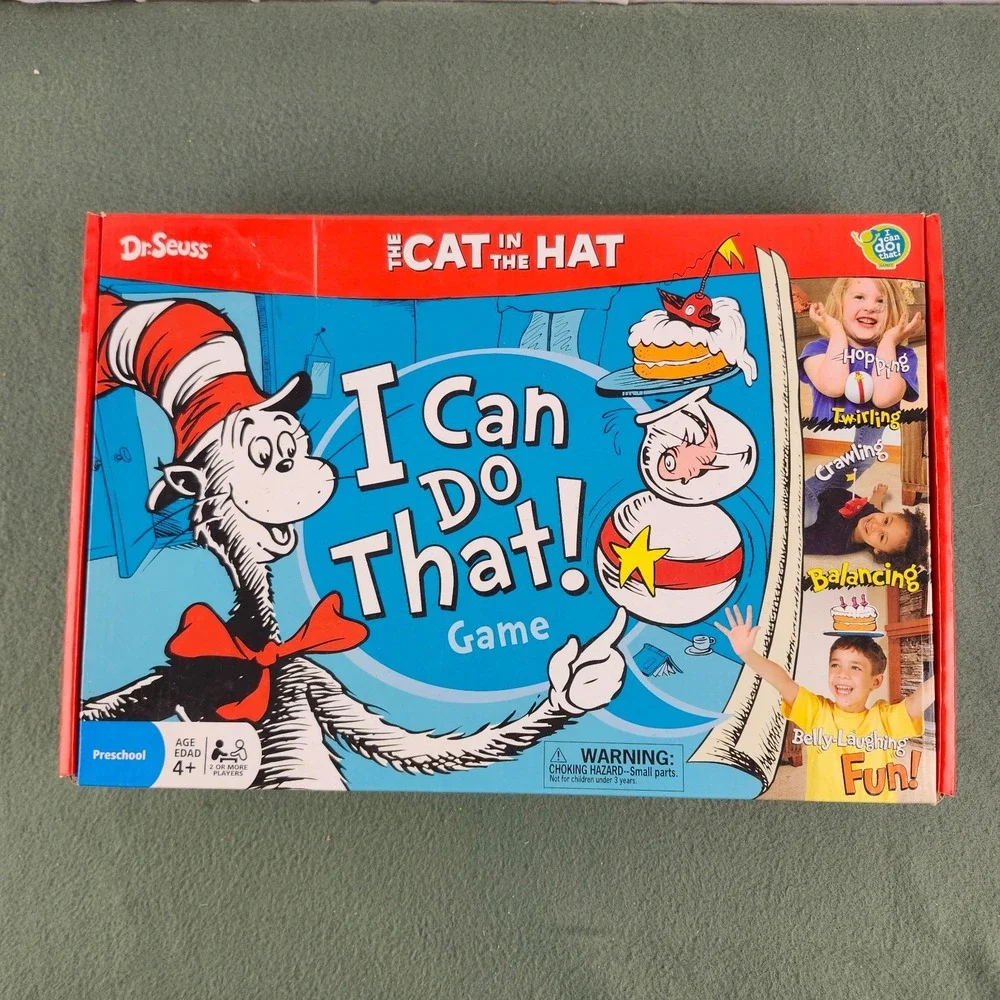 Dr. Seuss I Can Do That Game COMPLETE 2009 The Cat in the Hat